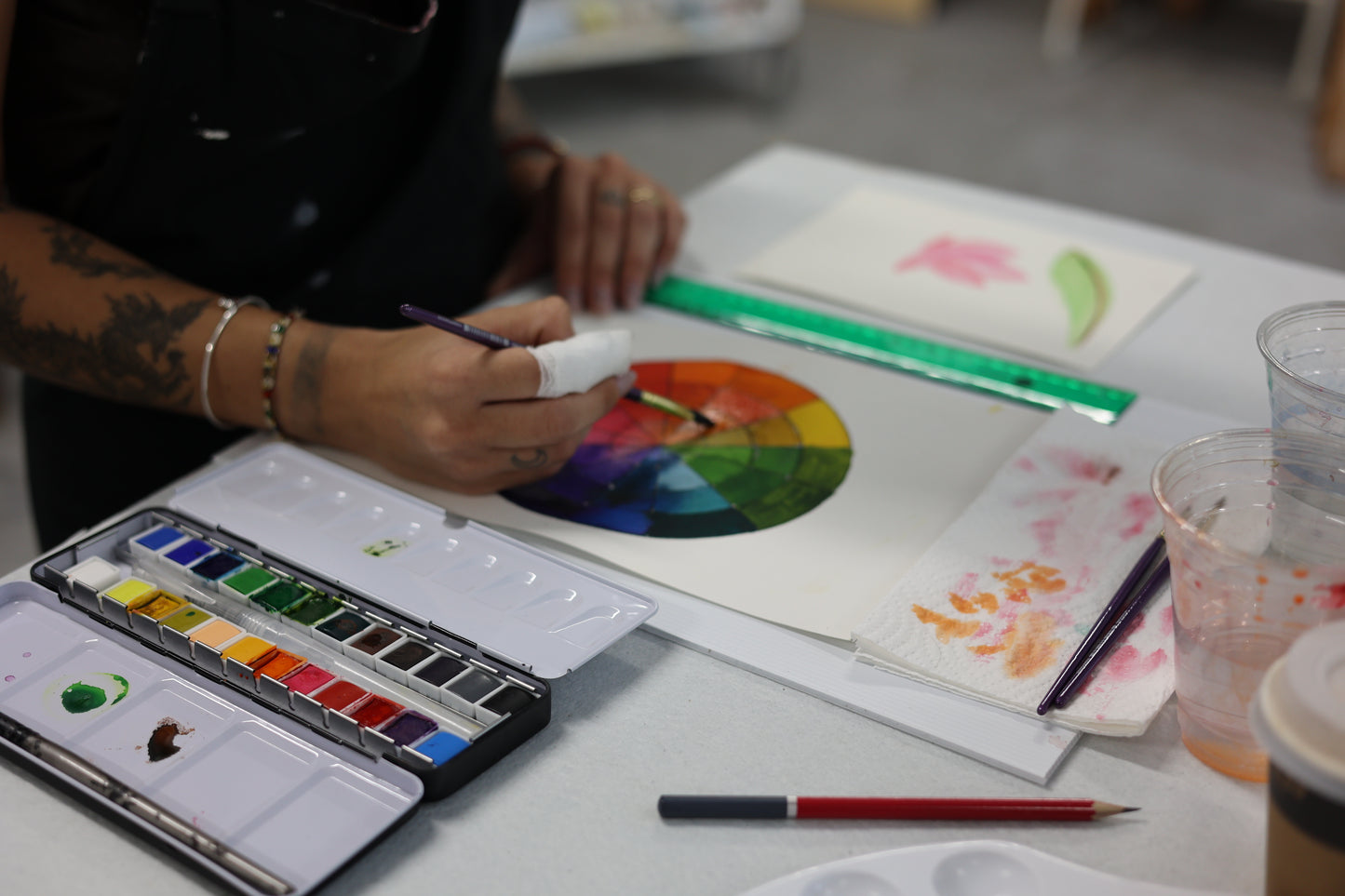 Watercolour Paint & Sip at Home Kit