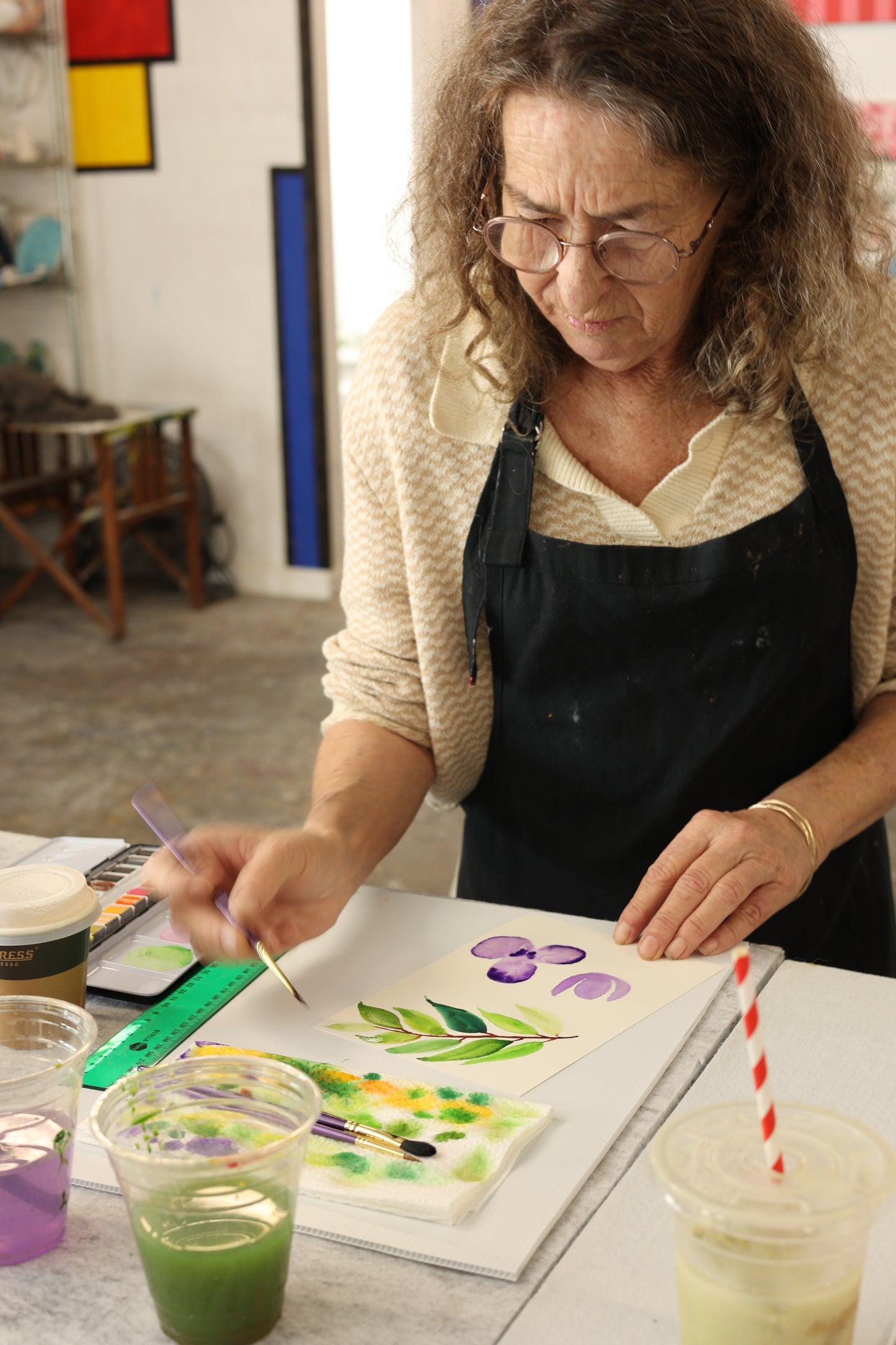 Watercolour Paint & Sip at Home Kit