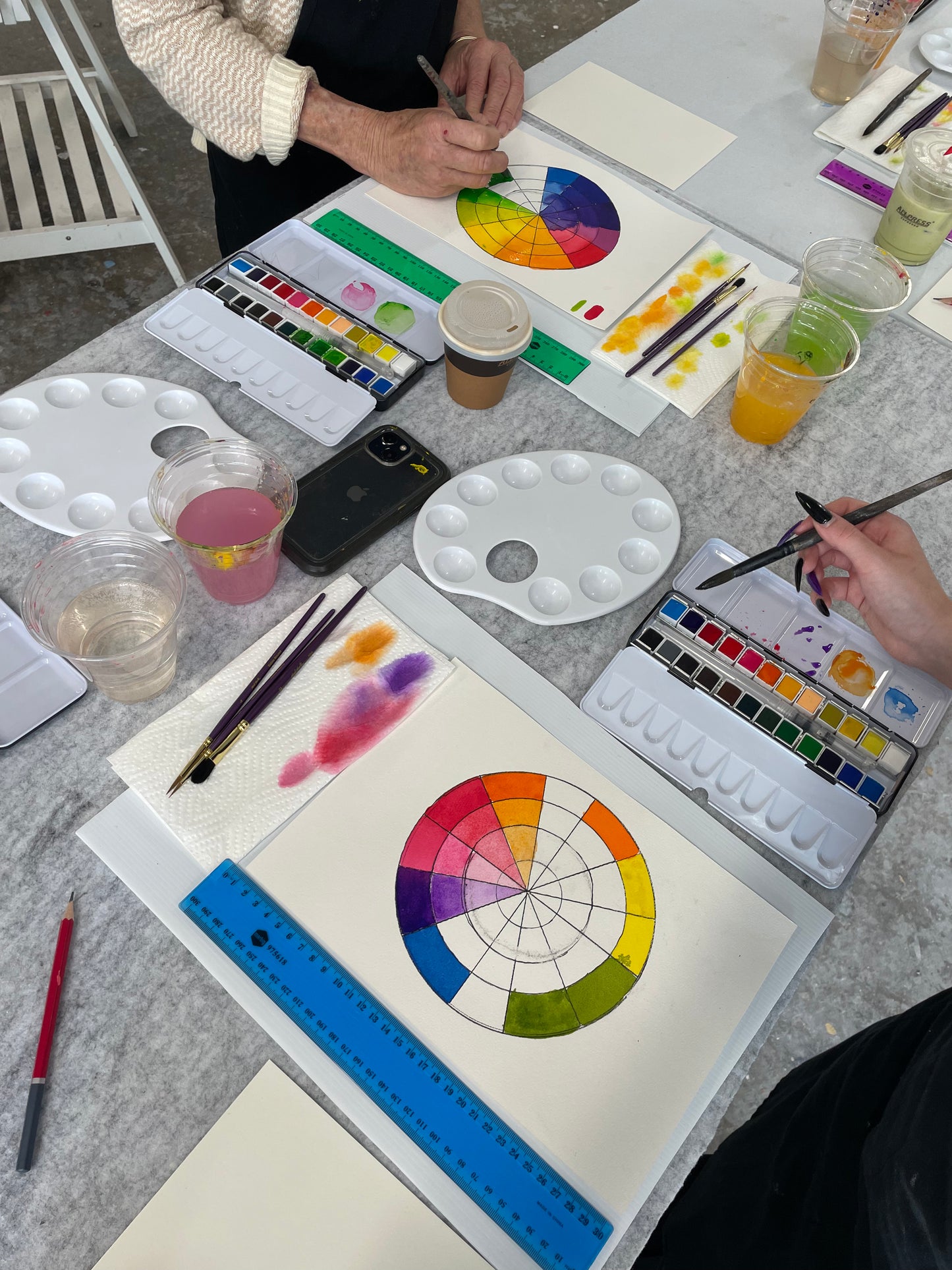 Watercolour Paint & Sip at Home Kit