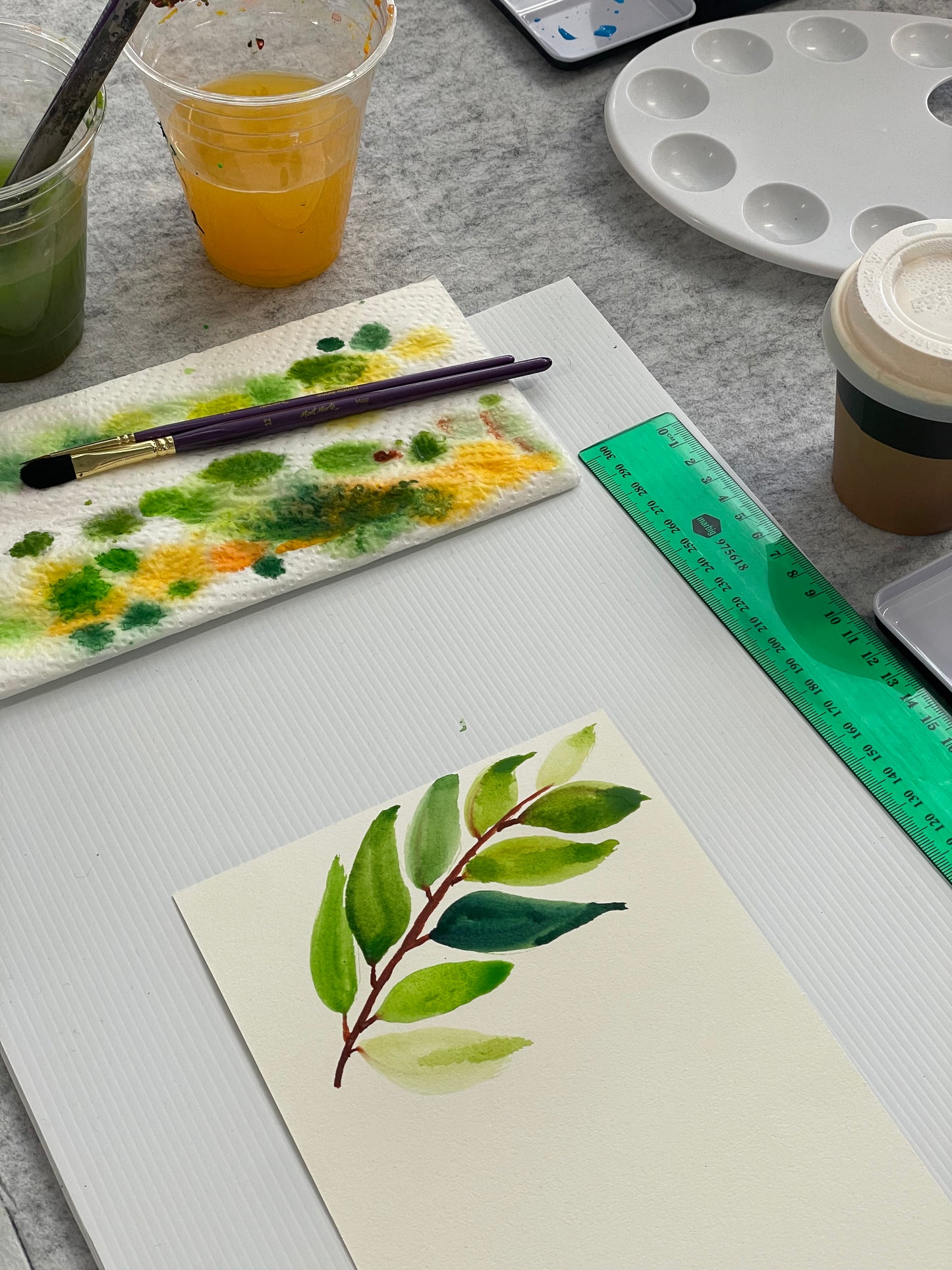 Watercolour Paint & Sip at Home Kit