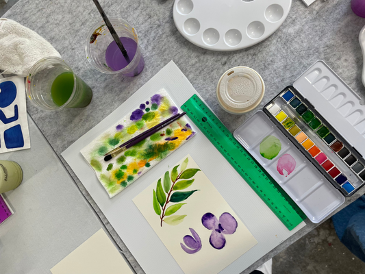 Intro to Water Colour Course Bundle | Mondays 1pm