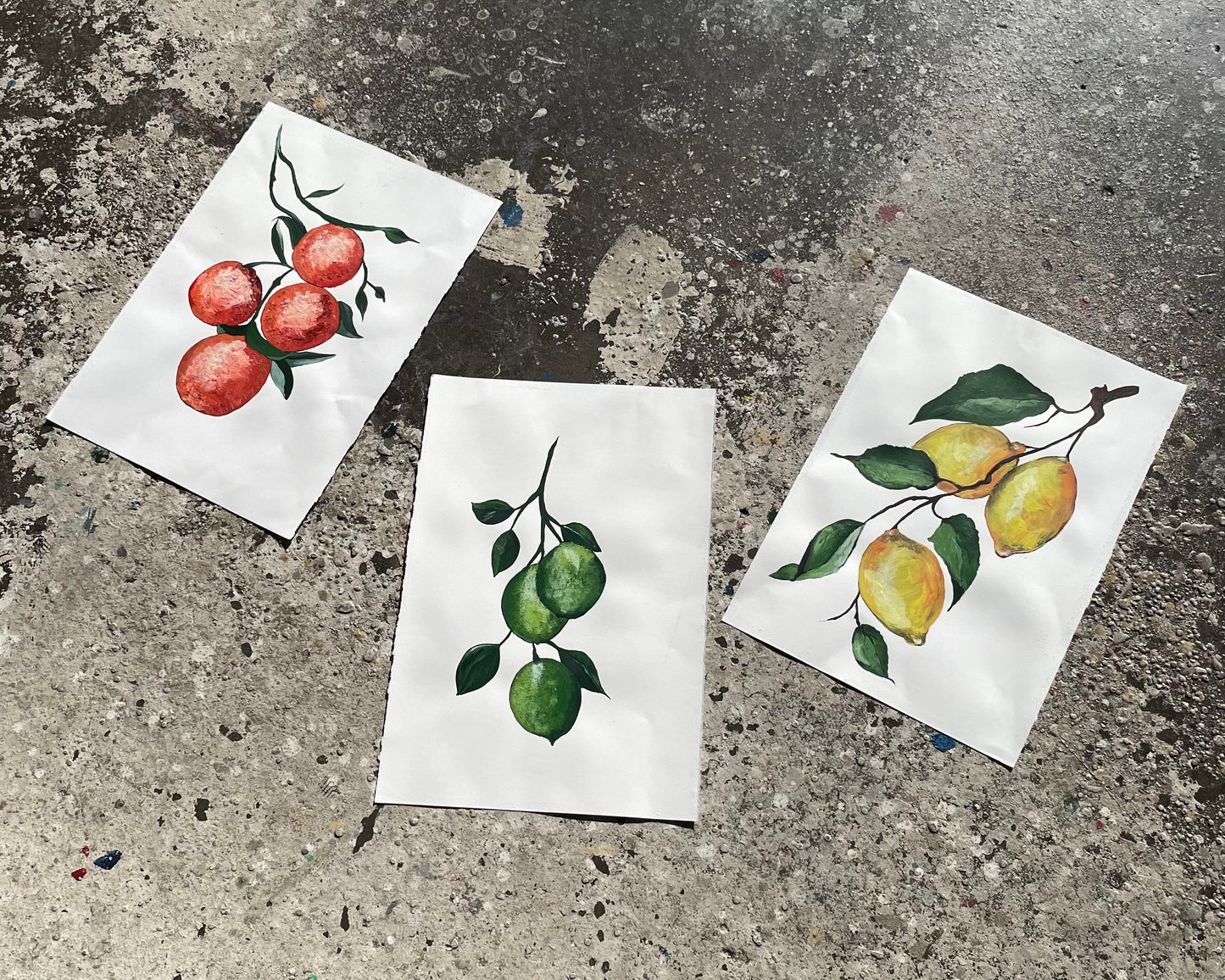 Tuscany Citrus Prints: A Series by Maree Quinn