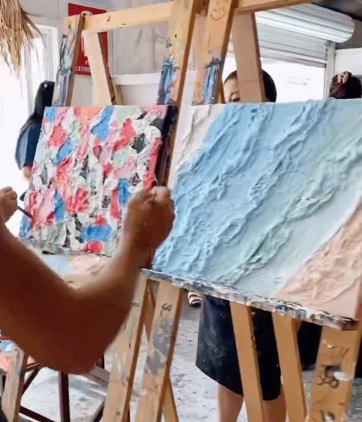 Sip, Texture and Paint Gift Voucher The Sweet Fine Artist Studio